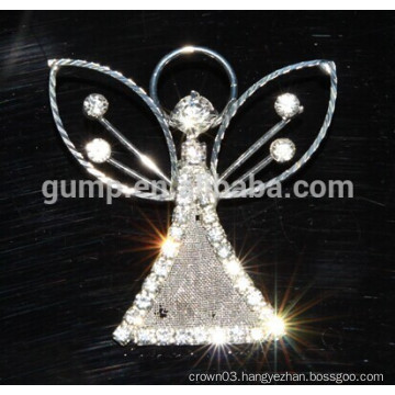 custom angle rhinestone brooch pins